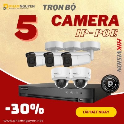 lắp đặt 5 camera