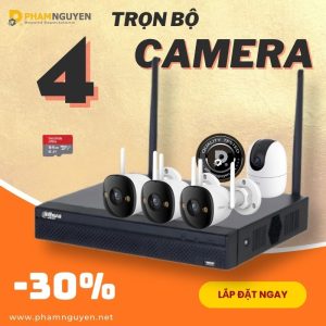Trọn bộ 4 Camera
