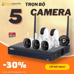 Trọn bộ 5 Camera