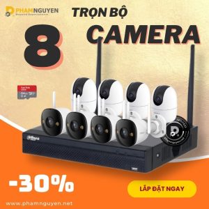 Trọn bộ 8 Camera